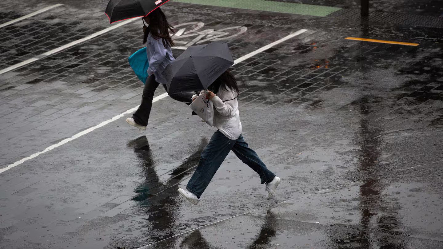 There are 10 weather warnings and watches active until Friday night. Auckland and other northern areas will get a dousing tomorrow before fine weather sets in again in time for the start of the school holidays.