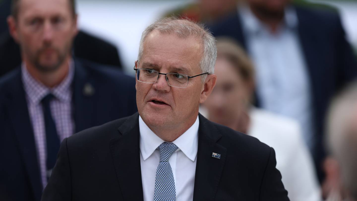 Former prime minister of Australia Scott Morrison. Photo / Getty Images