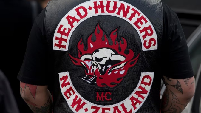 Head Hunter Kevin Grey has been sentenced for a crime spree that included assaulting a couple at a petrol station in Northland. Photo / NZME