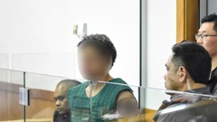 The accused pictured at an earlier appearance in Waitākere District Court. Photo / George Block