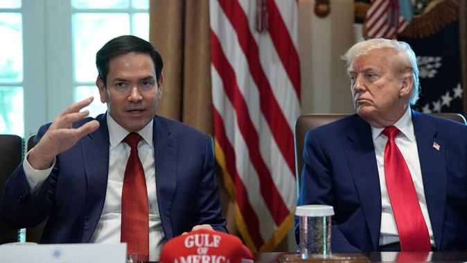 US Secretary of State Marco Rubio (left) has condemned the decision to impose sanctions on two Israeli ministers. Photo / Getty Images