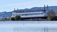 The Lakeland Queen has been on dry land at Rotorua's Sulphur Point for years. Photo / Laura Smith