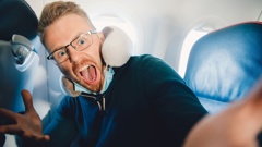 The couple allegedly started arguing and being disruptive during the flight from London. Photo / 123rf