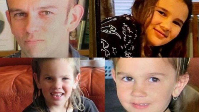 clockwise from top left) Tom Phillips, Jayda Phillips, Ember Phillips and Maverick Callam-Phillips (Photo / NZ Police)