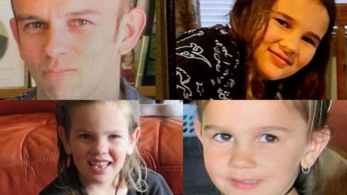 clockwise from top left) Tom Phillips, Jayda Phillips, Ember Phillips and Maverick Callam-Phillips (Photo / NZ Police)