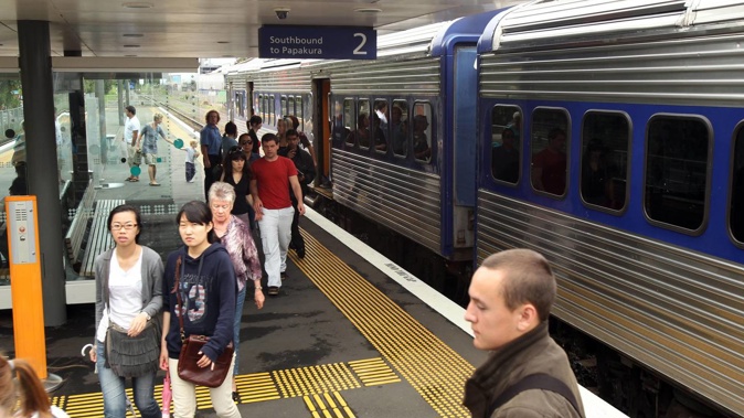 The train station at Sylvia Park Shopping Mall. (Photo / Janna Dixon)