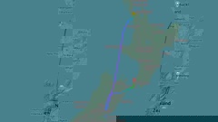 Air New Zealand flight ANZ531 from Auckland to Christchurch is just one of several flights that have been diverted to Wellington this morning. Photo / FlightRadar24