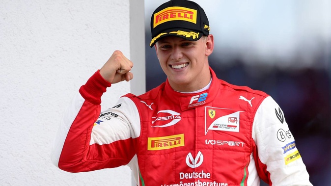 Mick Schumacher will be a reserve driver for Ferrari during next year's Formula 1. (Photo / Getty)