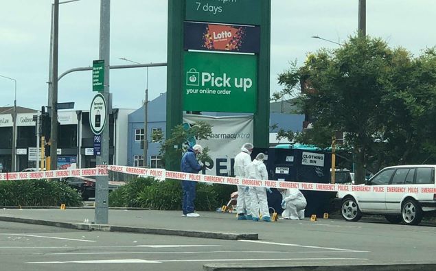 The carpark where Levi Haami was fatally assaulted. A teenager has been charged with murder. (Photo / Georgia O'Connor-Harding)