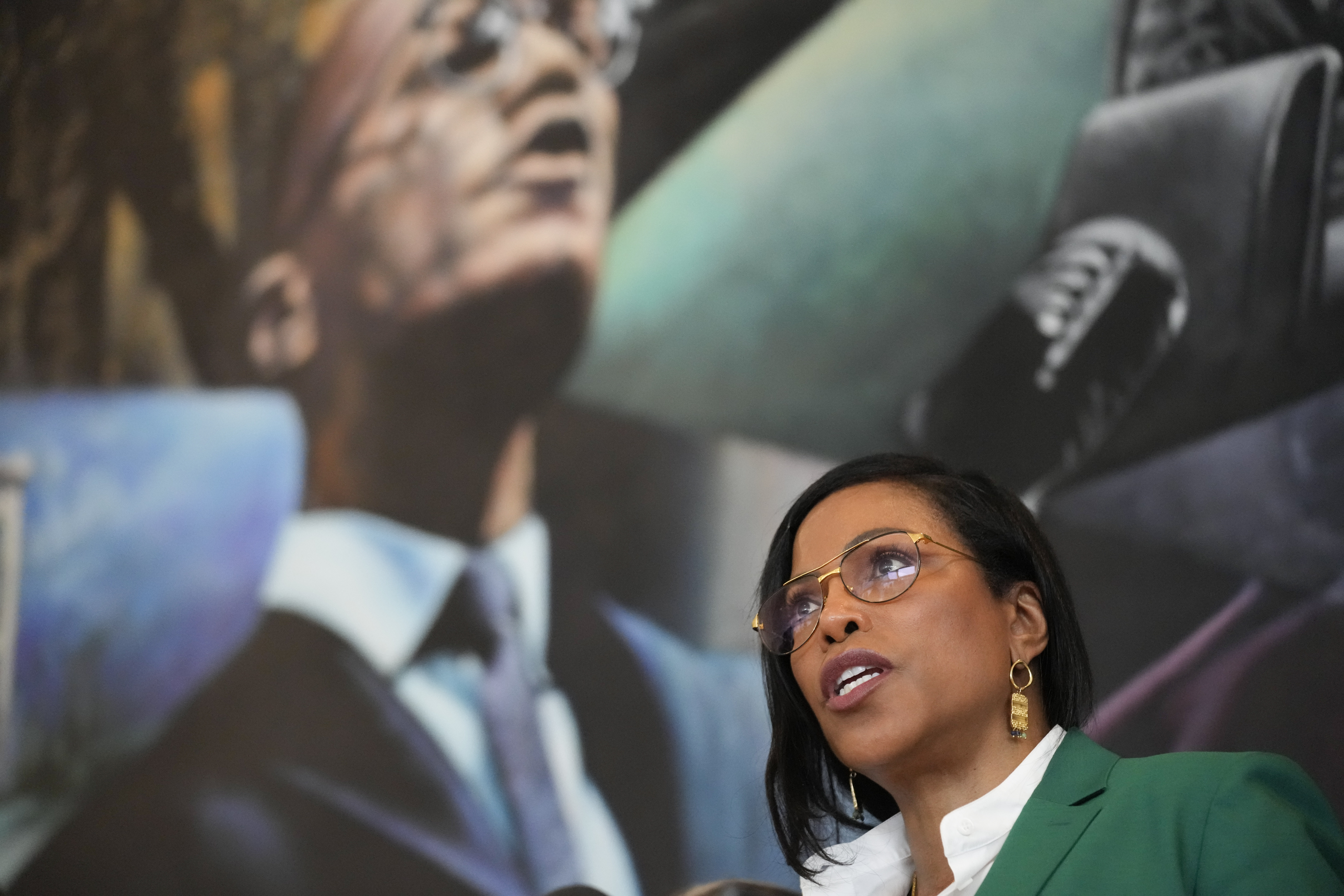Ilyasah Shabazz, a daughter of Malcolm X. Photo / AP