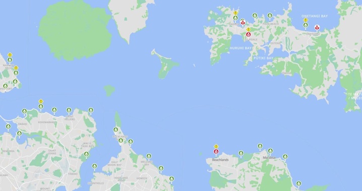 Sea lice are now being reported at Mission Beach, Beachlands and Waiheke Island's Onetangi, with swimmers being left with itchy rashes. Photo / Supplied