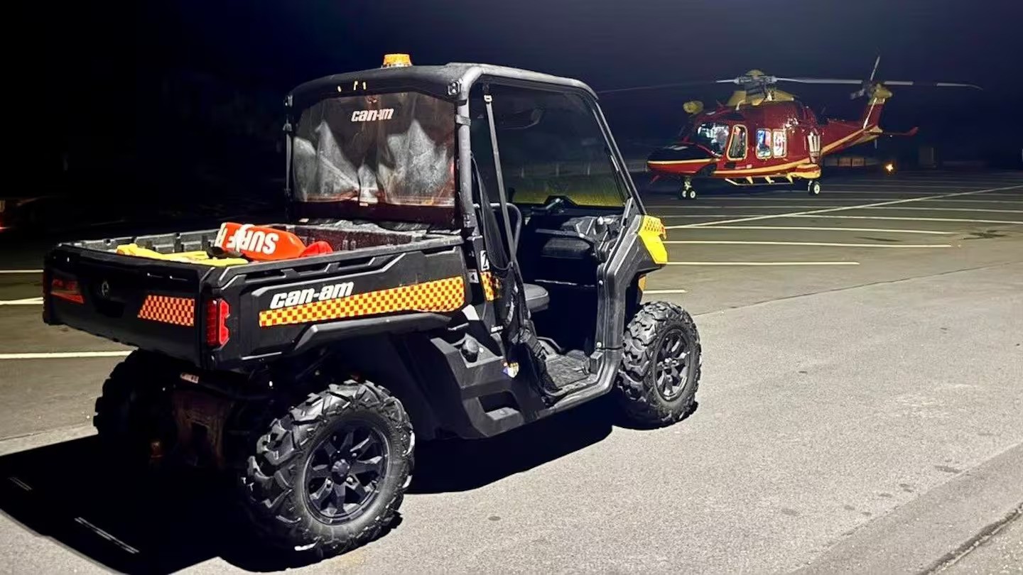 Two off-duty volunteer lifeguards helped save a person Friday evening on Piha Beach. Photo / Facebook