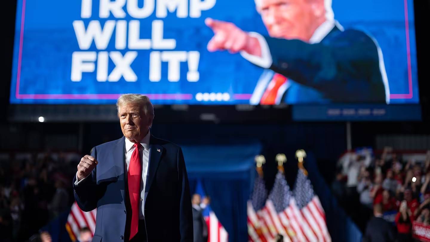 Donald Trump campaigned on widespread tariffs in 2024. Photo / supplied