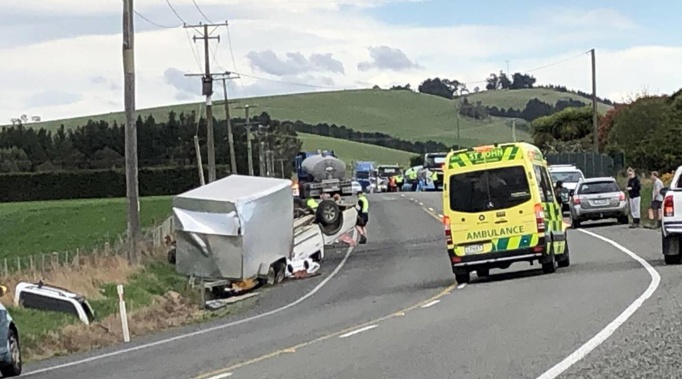 Jotham Miller's ute had been swerving within his lane and veering over the centreline for 5km before colliding with the McEwan family. Photo / Barry Stewart, File