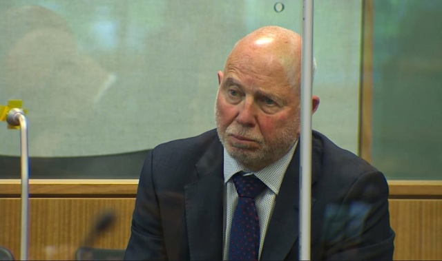 Dr Philip Polkinghorne sat in the dock in the Auckland High Court as he was sentenced today on drug charges. He was acquitted in September of allegations he murdered wife Pauline Hanna.