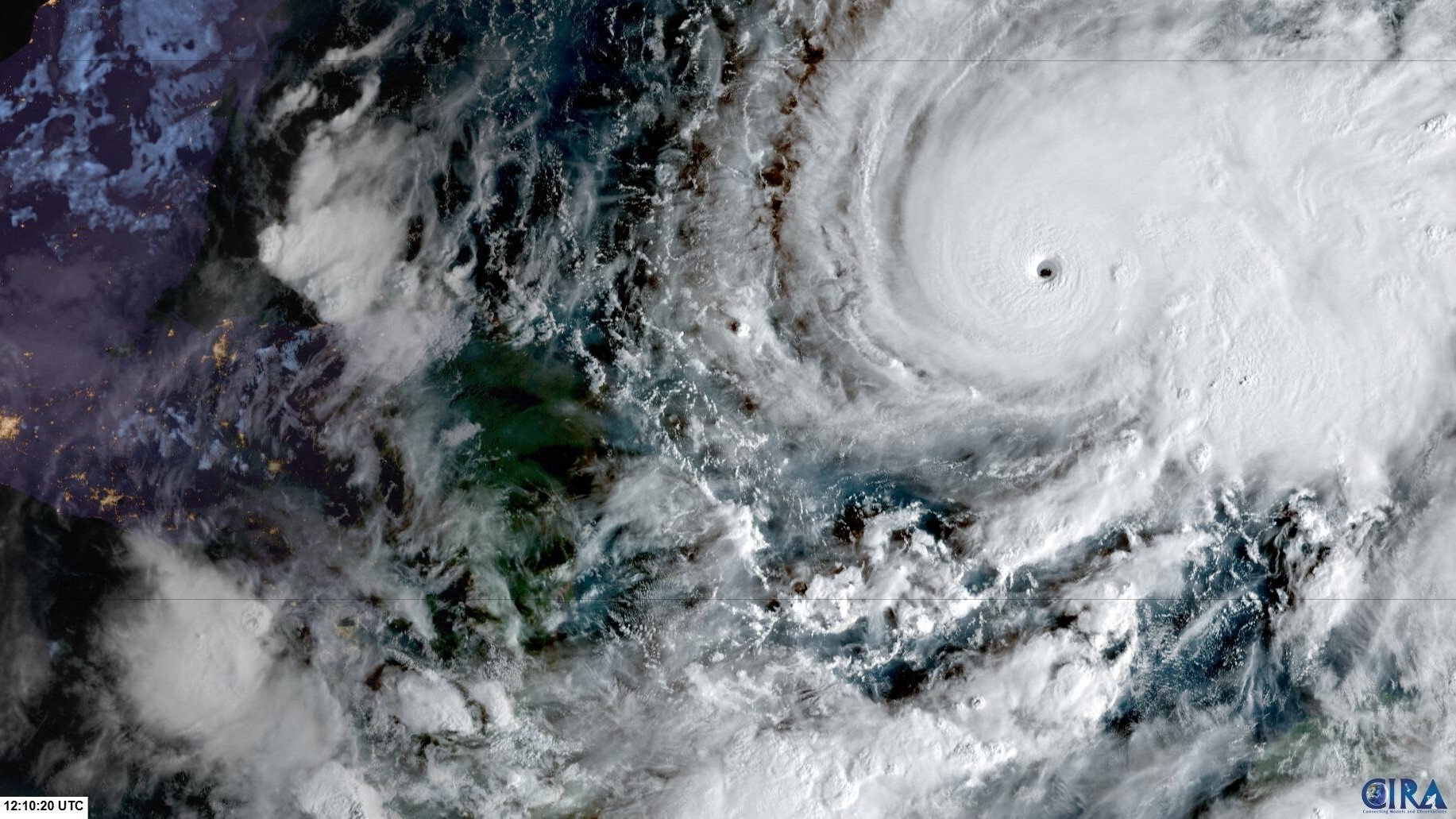This RAMMB/CIRA handout satellite image shows Hurricane Melissa southeast of Jamaica at 12:10 UTC on October 27, 2025. Hurricane Melissa strengthened Monday as it took aim at Jamaica and other parts of the Caribbean as a top-level Category 5 storm, with forecasters predicting catastrophic flooding and urging residents to seek shelter immediately. Photo / RAMMB/CIRA, AFP
