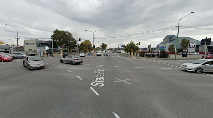 The fatal scooter crash occurred at the intersection of Brougham Street and Waltham Road. Photo / Google Maps Streetview