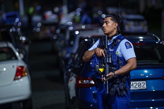Police investigating a crime scene on Tuarangi Rd in Grey Lynn after a shooting incident. Photo / Hayden Woodward