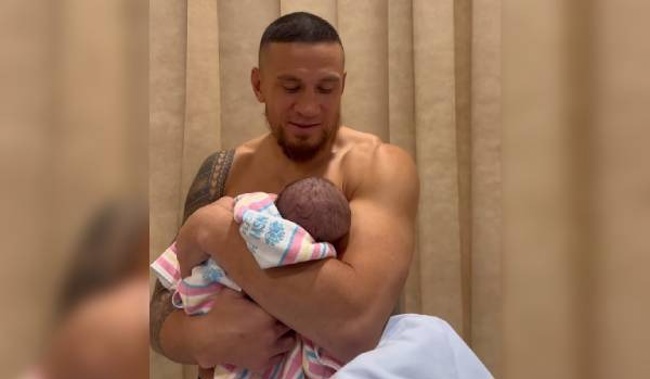 Former All Black Sonny Bill Williams has welcomed his fifth child with his wife Alana Raffie. Photo / Instagram