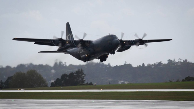 A NZ Defence Force C-130H Hercules transport aircraft. Photo / NZME