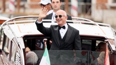 Jeff Bezos sighting during the Jeff Bezos and Lauren Sanchez Wedding on June 27, 2025 in Venice, Italy. (Photo by Ernesto Ruscio/GC Images)