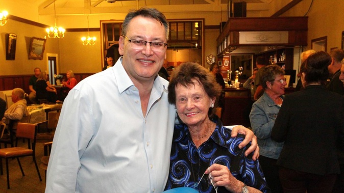 National's Dr Shane Reti with Stephanie McMillian. Photo / Tania Whyte