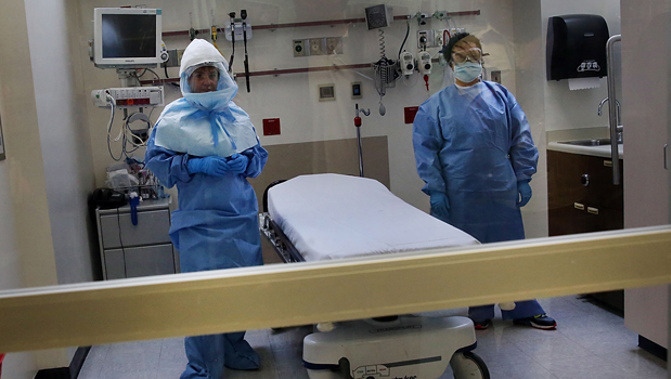 An online US retailer is making no apologies for marketing Ebola-themed costumes for grown-ups looking to add some shock value to their Halloween party get-ups (Getty Images)