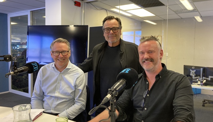 Hutt Valley Chamber CEO Patrick McKibbin, Nick Mills, and Wellington hospitality operator Greig Wilson. Image / Newstalk ZB