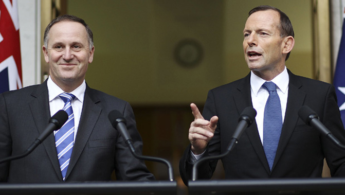 John Key and Tony Abbott (Getty Images)