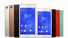Sony's Xperia Z3 and Xperia Z3 Compact (supplied)