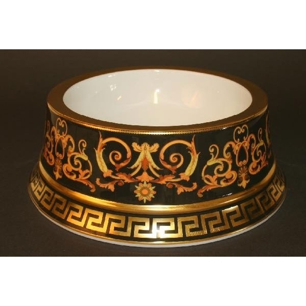 Versace has a 22 carat gold leafed dog bowl retailing for $754