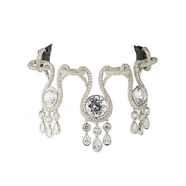 Made of crocodile leather, encrusted with 1,600 diamonds and hand set on 18K white gold. How much? $1.8 million!