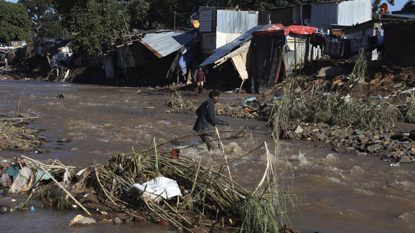 The persistent rains have wreaked havoc in the province, destroying homes, collapsing buildings and washing away major roads. (Photo / AP)