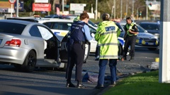 The crash happened last month on Botany Rd, East Auckland. Police are still investigating. Photo / Darren Masters