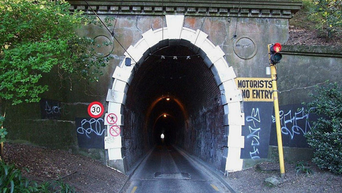 What caused the bus tunnel closure? (Flickr)