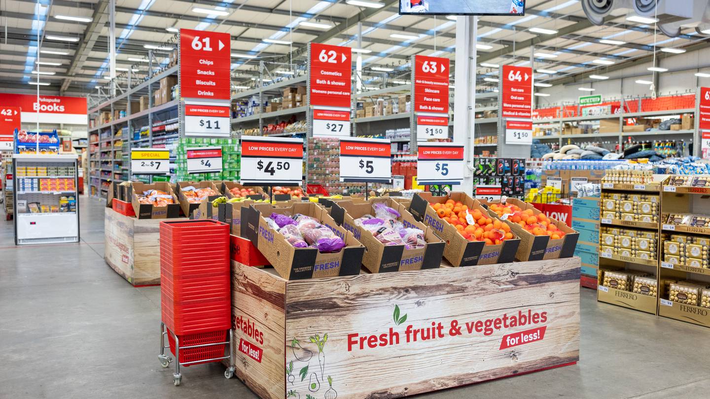 Chief executive Nick Grayston says The Warehouse will continue to push to make groceries more affordable for Kiwi families. Photo / Gino Demeer, Cactus Photography