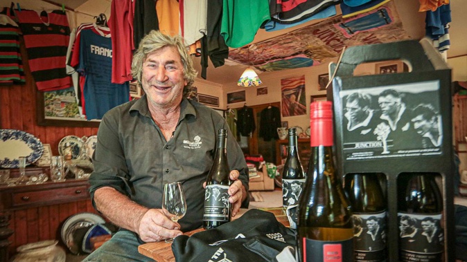 Former no-nonsense All Black prop John Ashworth has mixed his loves for rugby and wine on his Hawke's Bay family vinyeard. Photo / Warren Buckland