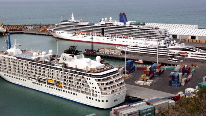 Cruise ships will be allowed back into Napier Port next Monday, with conditions. Photo / Paul Taylor