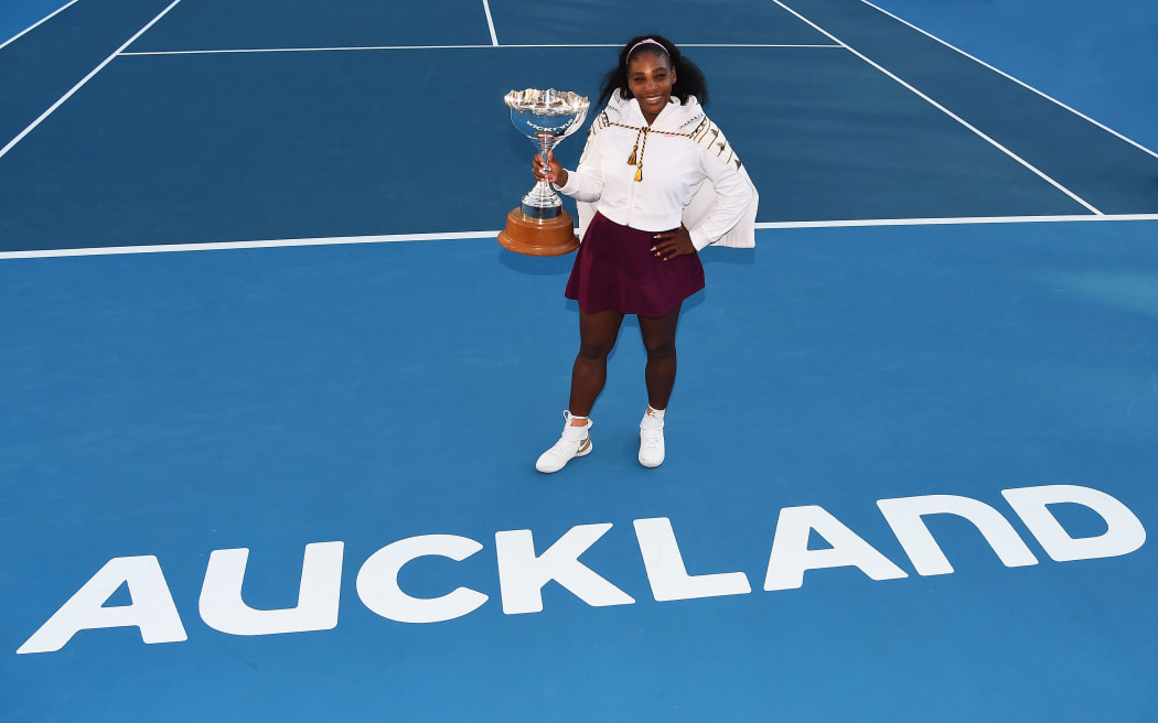The women's tournament reached its zenith in terms of profile in its last edition, getting Serena Williams to Auckland. Photo: Photosport