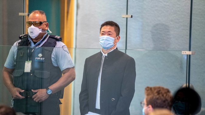 Fang Sun is on trial for murder in the High Court at Auckland. (Photo / Michael Craig)