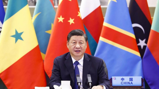 Chinese President Xi Jinping delivers a keynote speech at the opening ceremony of the Eighth Ministerial Conference of the Forum on China-Africa Cooperation in Beijing last year. Photo / AP