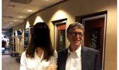 Bill Gates is pictured in two photos with unknown women. Photo / House Oversight Committee Democrats