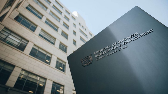 The Ministry of Business, Innovation and Employment building in Wellington. Photo / Dom Thomas / RNZ