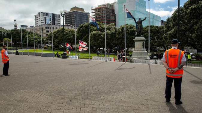 Some government workers in the capital have been advised to work from home due to Thursday's protest. (Photo / Mark Mitchell)