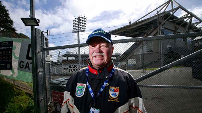 Warriors fan Robin Smith thought he had missed out on tickets for the big clash. Photo / Alex Burton