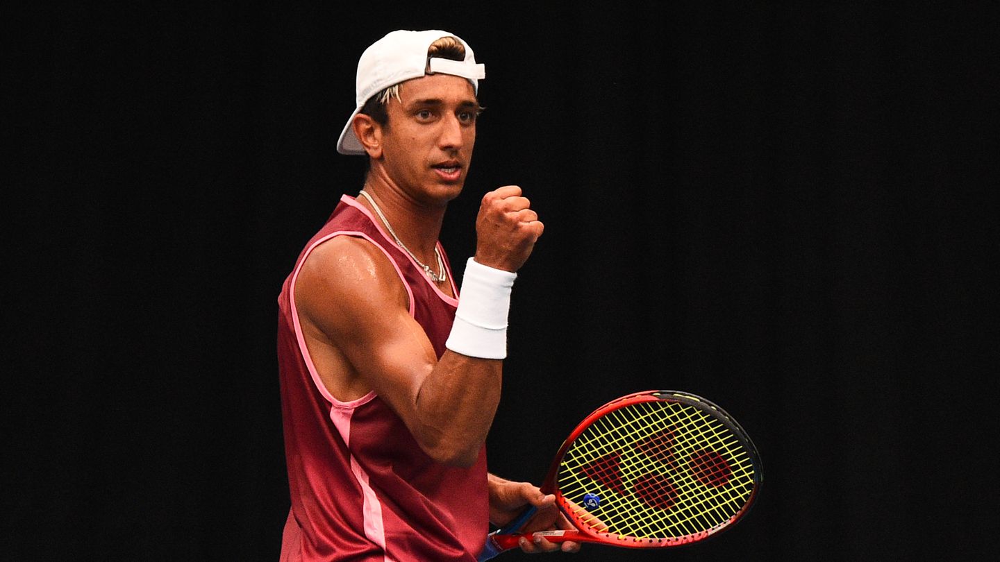 Ajeet Rai celebrates during his career-best victory. Photo / Photosport