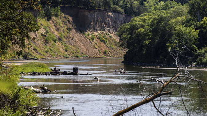 The Elkhorn River, Omaha, Nebraska. Photo / AP