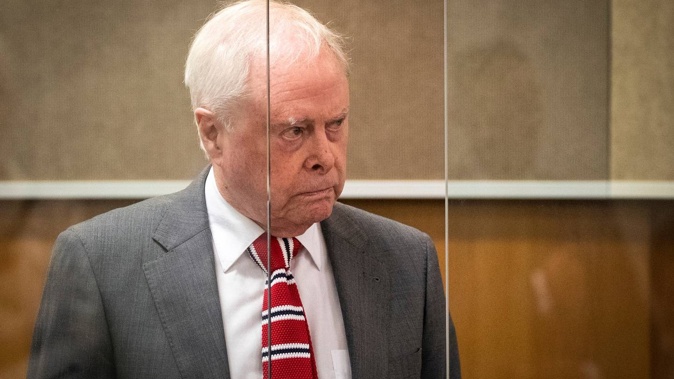 Sir James Wallace, pictured in the Auckland District Court in 2019 during his lengthy court case. Photo / Jason Oxenham