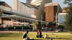 The Symphony Centre, a 21-storey apartment, office and retail development planned for above Auckland's City Rail Link Te Waihoritiu mid-town station.