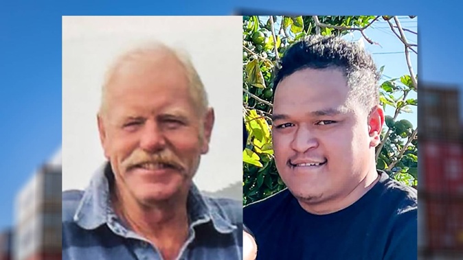 Don Grant (left) and Atiroa Tuaiti were killed in two seperate port accidents while at work in 2022. (Photo / NZME)